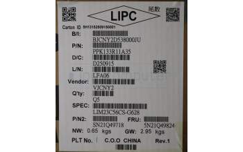 Lenovo 5N21Q49824 NB_KYB 5C6TT5SN-BK-CHY-CZE/SLK