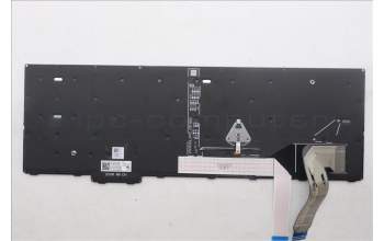 Lenovo 5N21Q49845 Keyboard Internal, Portuguese, Black, Backlight, w/Number