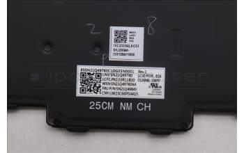 Lenovo 5N21Q49845 Keyboard Internal, Portuguese, Black, Backlight, w/Number