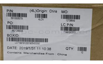 Lenovo 5S10S35079 SCREW Screw L 81LH MM 1.98D 3L K 4.5D