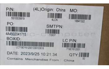 Lenovo 5S10S35619 Screw L 83DF 2.5D 3.2L 9 5.0D 3.6T