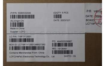Lenovo 5SB0S32040 SPEAKERINT SPEAKERINT L 83G0 (L+R)