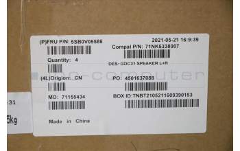 Lenovo 5SB0V05586 SPEAKERINT JBL AW 3W Speaker