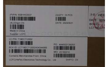 Lenovo 5SB1K53537 SPEAKERINT FRU SPK 78014Prox 40131609 YC