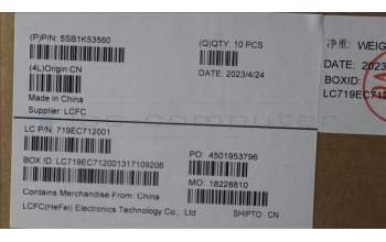 Lenovo 5SB1K53560 SPEAKERINT FRU SPK 78014Prox 40131609 LX