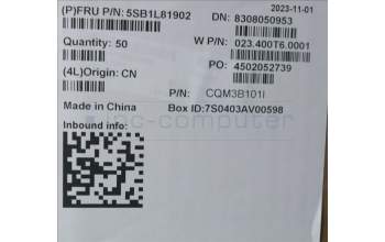 Lenovo 5SB1L81902 SPEAKERINT SPK-L/R<ICT>