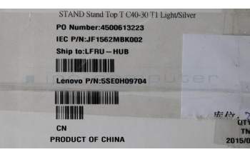 Lenovo STAND Stand Top T C40-30 T1 Light/Silver pour Lenovo IdeaCentre C40-30 (F0B4)