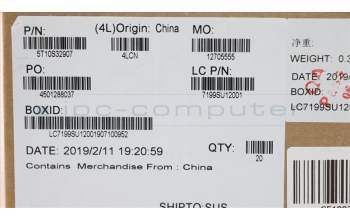 Lenovo TAPE Tape L 81MU R+L pour Lenovo V14-IWL (81YB)