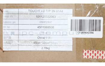 Lenovo 5T60P23647 TOUCHPAD T/P 3N 81A4 W/mylar/cable Blue