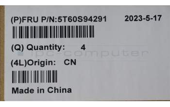 Lenovo 5T60S94291 TOUCHPAD TouchPadModule C82Y3 W/FFCWhite