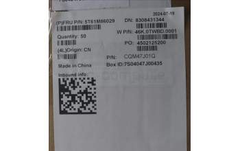 Lenovo 5T61M86029 TOUCHPAD FRU CS24 P1_FP,SENSEL,JYT