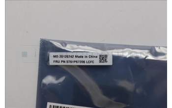 Lenovo 5T61P67206 TOUCHPAD CS22_3+2bCP,GLM,BK,NFC,TRI,SY