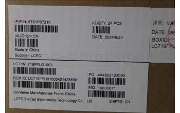 Lenovo 5T61P67210 TOUCHPAD CS22_3+2bCP,GLM,GR,NONFC,TRI,SY