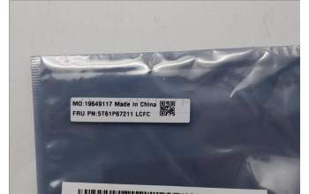Lenovo 5T61P67211 TOUCHPAD CS22_3+2bCP,GLM,BK,NONFC,CHY,EL