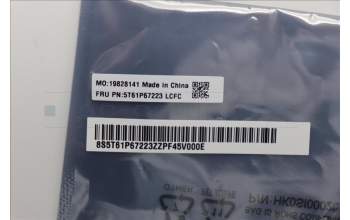 Lenovo 5T61P67223 TOUCHPAD CS21_3+2bCP,GLM,BK,NONFC,TRI,EL