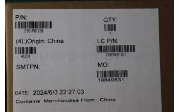 Lenovo 5T61P67238 TOUCHPAD CS21_3+2bCP,GLM,BK,NONFC,CHY,SY