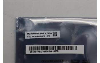 Lenovo 5T61P67239 TOUCHPAD CS21_3+2bCP,GLM,BK,NONFC,SRX,SY