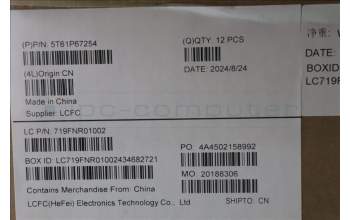Lenovo 5T61P67254 TOUCHPAD CS22_3+2bCP,GLM,GR,NONFC,TRI,EL