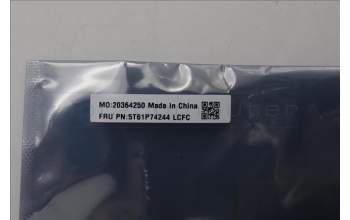Lenovo 5T61P74244 TOUCHPAD CS21 CP,MLR,BK,NONFC,TRI,EL