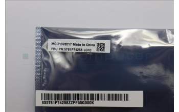 Lenovo 5T61P74258 TOUCHPAD CS25_CP,GLMLR,BK,NFC,CHY,EL
