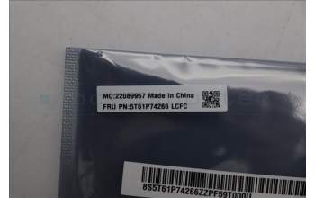 Lenovo 5T61P74266 TOUCHPAD CS25_CP,GLMLR,BK,NONFC,CHY,EL