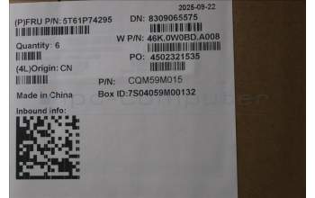 Lenovo 5T61P74295 CS25 3+2bCP, Mylar, EL PCB, Grey, NFC, SOVP&MP, TRI