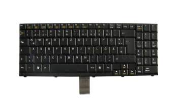 6-80-D90C0-070-1 original Clevo clavier DE (allemand) noir
