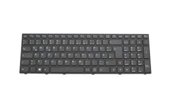 6-80-WA500-070-1 original Clevo clavier DE (allemand) noir/noir abattue