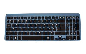 60.M1LN1.010 original Acer clavier DE (allemand) noir/bleu