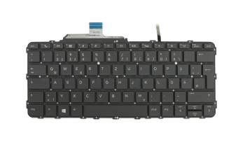 6037B0120104 original Inventec clavier DE (allemand) noir avec rétro-éclairage