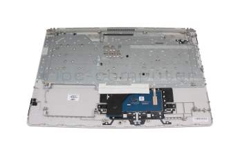 6037B0195504 HP clavier incl. topcase DE (allemand) argent/argent (DVD)