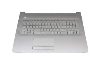 6070B1308113 original HP clavier incl. topcase FR (français) argent/argent (DVD) (PTP)