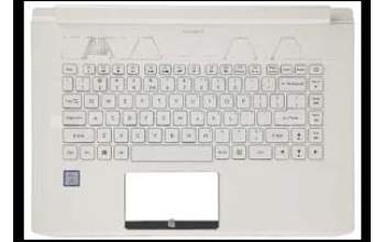 Acer 6B.C4HN1.003 COVER.UPPER.WHITE.W/KB.BELGIUM.BL/ANTENNA*2