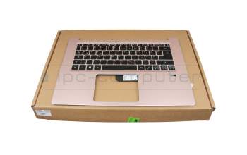 6B.GQRN5.031 original Acer clavier incl. topcase DE (allemand) noir/rose avec rétro-éclairage