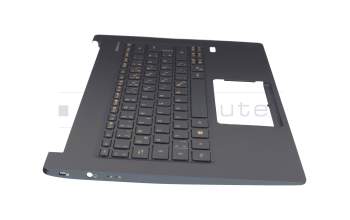 6B.GTMN1.008 original Acer clavier incl. topcase DE (allemand) anthracite/anthracite avec rétro-éclairage