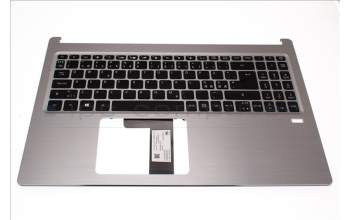 Acer 6B.H1MN5.028 COVER.UPPER.SILVER.W/KB.NORDIC.BL