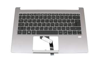 6B.HJEN8.020 original Acer clavier incl. topcase DE (allemand) noir/gris avec rétro-éclairage