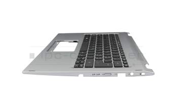 6B.HQ7N1.029 original Acer clavier incl. topcase CH (suisse) noir/argent avec rétro-éclairage