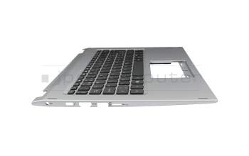 6B.HQ7N1.029 original Acer clavier incl. topcase CH (suisse) noir/argent avec rétro-éclairage