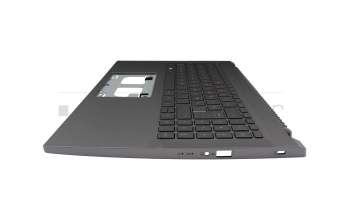6B.K3BN2.019 original Acer clavier incl. topcase FR (français) gris/gris avec rétro-éclairage
