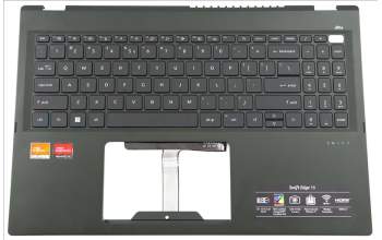 Acer 6B.KKZN7.030 COVER.UPPER.W/KB.US-INT.BL/ANT