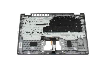 6B.KT4N8.020 original Acer clavier incl. topcase DE (allemand) argent/argent avec rétro-éclairage