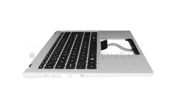 6B.KWMN8.029 original Acer clavier incl. topcase CH (suisse) noir/argent avec rétro-éclairage