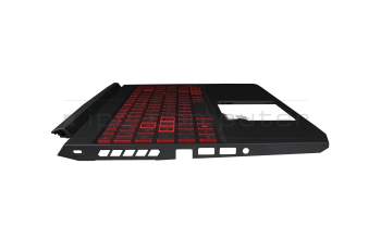 6B.QAMN2.014 original Acer clavier incl. topcase DE (allemand) noir/rouge/noir avec rétro-éclairage