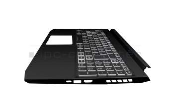 6B.QB2N2.014 original Acer clavier incl. topcase DE (allemand) moir/blanc/noir avec rétro-éclairage
