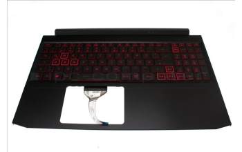 Acer 6B.QB9N2.014 COVER.UPPER.BLACK.W/KB.GERMAN.BL