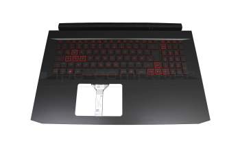 6B.QBKN2.014 original Acer clavier incl. topcase DE (allemand) noir/rouge/noir avec rétro-éclairage