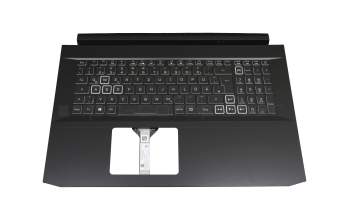 6B.QCHN2.014 original Acer clavier incl. topcase DE (allemand) noir/noir avec rétro-éclairage