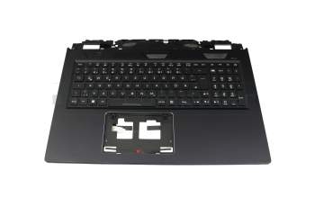 6B.QGWN2.014 original Acer clavier incl. topcase DE (allemand) noir/noir avec rétro-éclairage