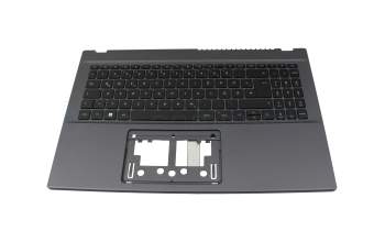 6B.QHTN7.011 original Acer clavier incl. topcase DE (allemand) noir/anthracite avec rétro-éclairage